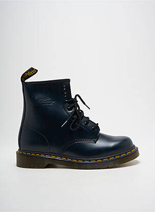 Batai/botai lygus medžiaga plokščias kulnas iki 3 cm mėlyna DR MARTENS moteris