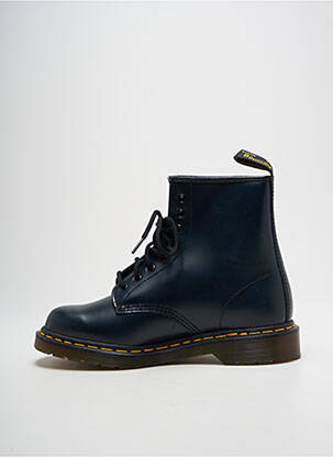 Batai/botai lygus medžiaga plokščias kulnas iki 3 cm mėlyna DR MARTENS moteris