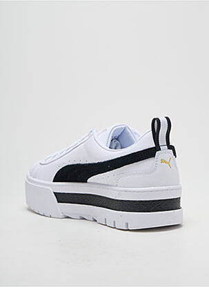 Bėgimo bateliai platforma kulnas nuo 4 iki 6 cm baltas PUMA moteris