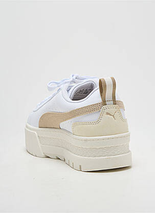 Bėgimo bateliai platforma kulnas nuo 4 iki 6 cm baltas PUMA moteris