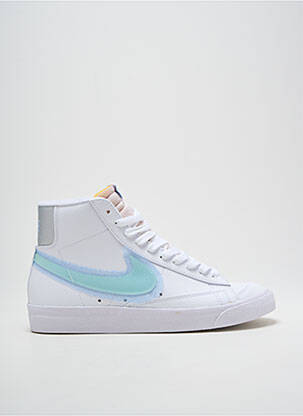 Bėgimo bateliai apvalus mygtukas plokščias kulnas iki 3 cm baltas NIKE moteris