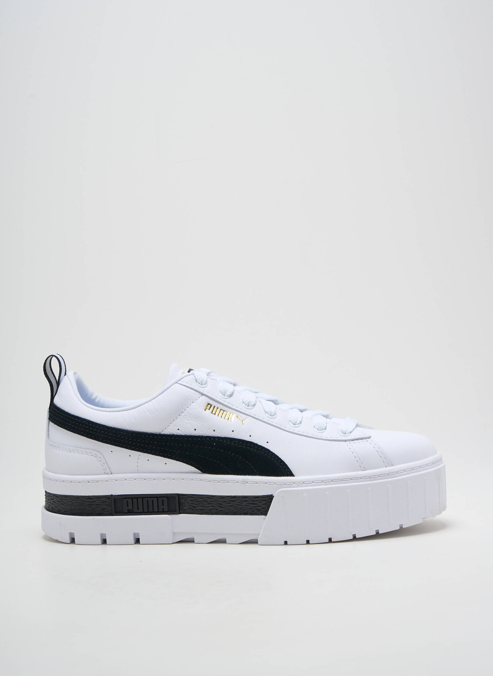 Bėgimo bateliai platforma kulnas nuo 4 iki 6 cm baltas PUMA moteris