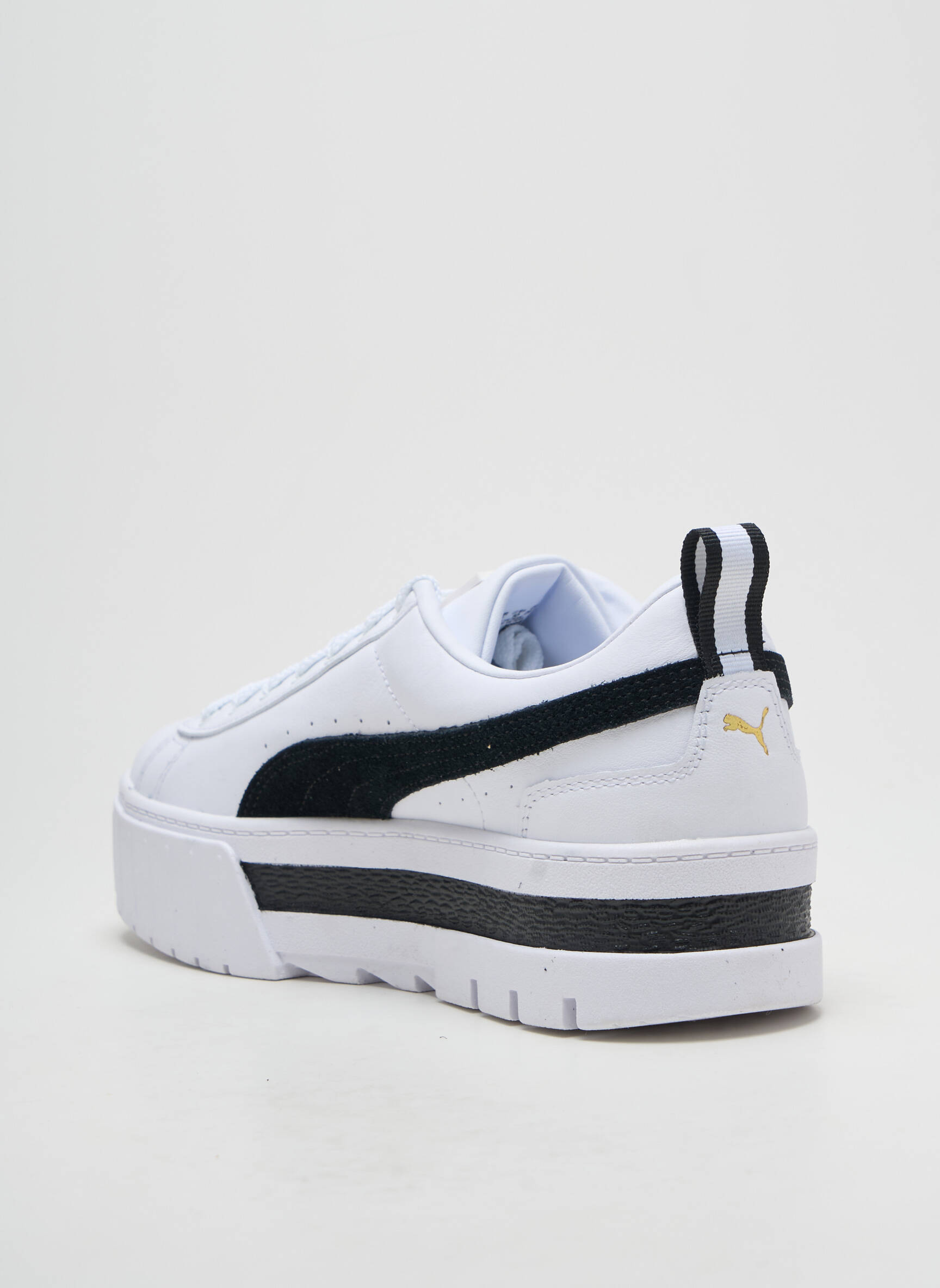 Bėgimo bateliai platforma kulnas nuo 4 iki 6 cm baltas PUMA moteris