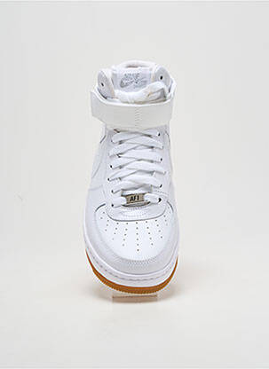 Bėgimo bateliai lygus medžiaga plokščias kulnas iki 3 cm baltas NIKE moteris