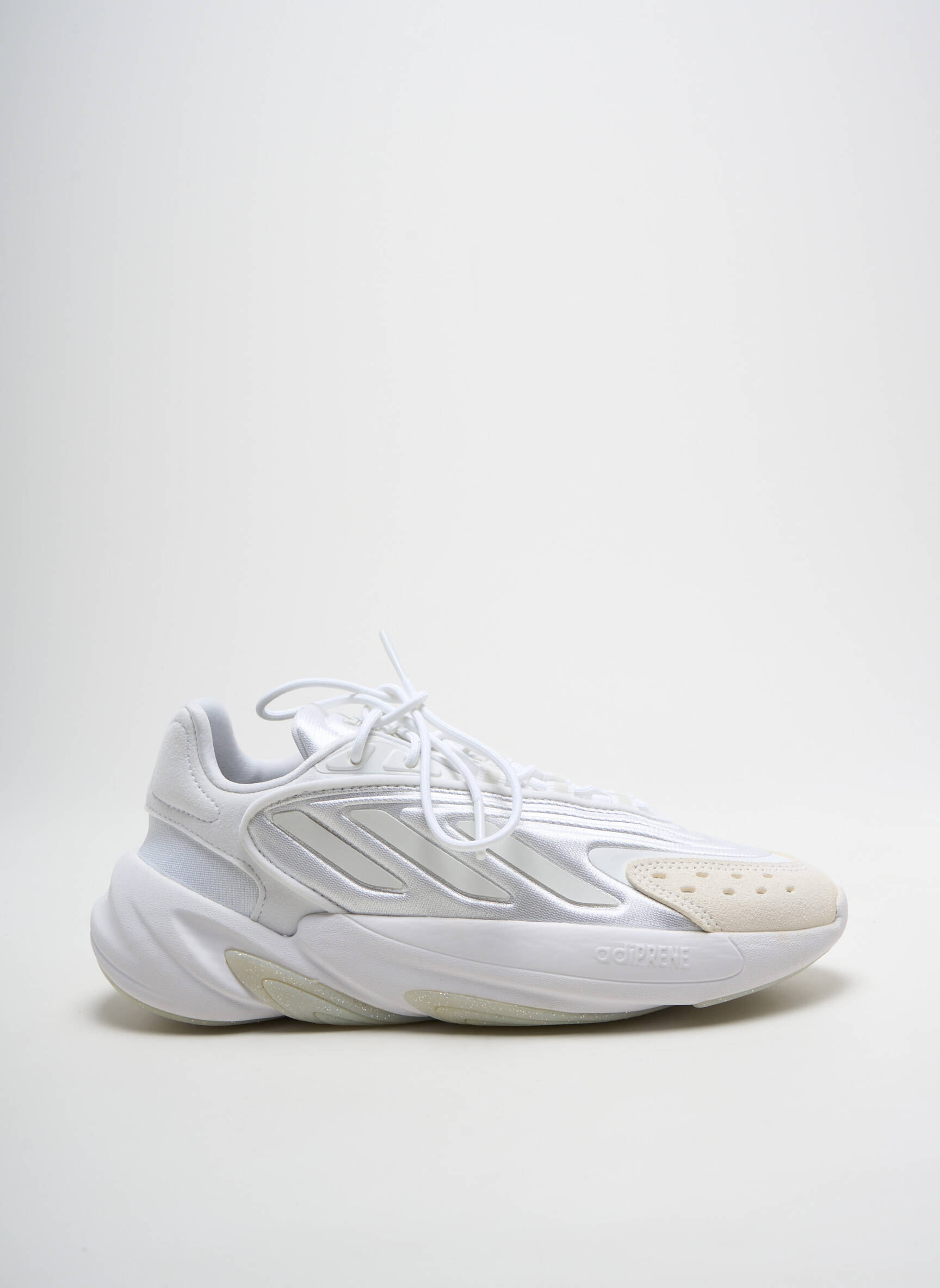 Bėgimo bateliai satino audinys kulnas nuo 4 iki 6 cm sidabrinė ADIDAS moteris