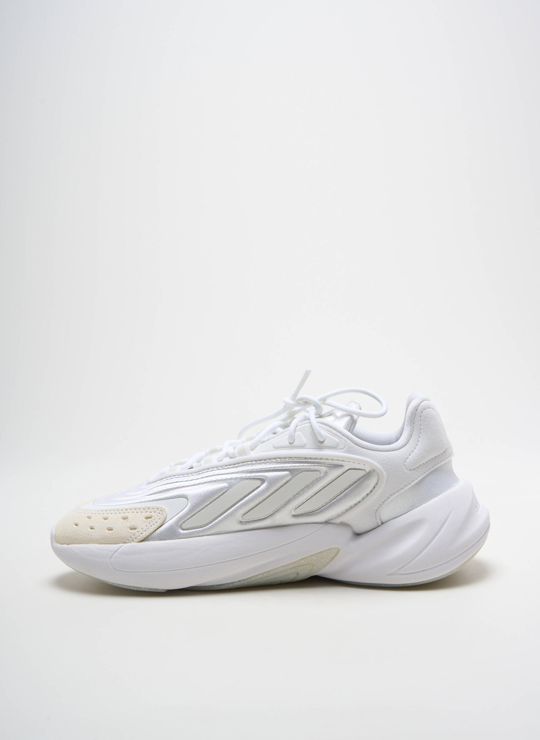 Bėgimo bateliai satino audinys kulnas nuo 4 iki 6 cm sidabrinė ADIDAS moteris