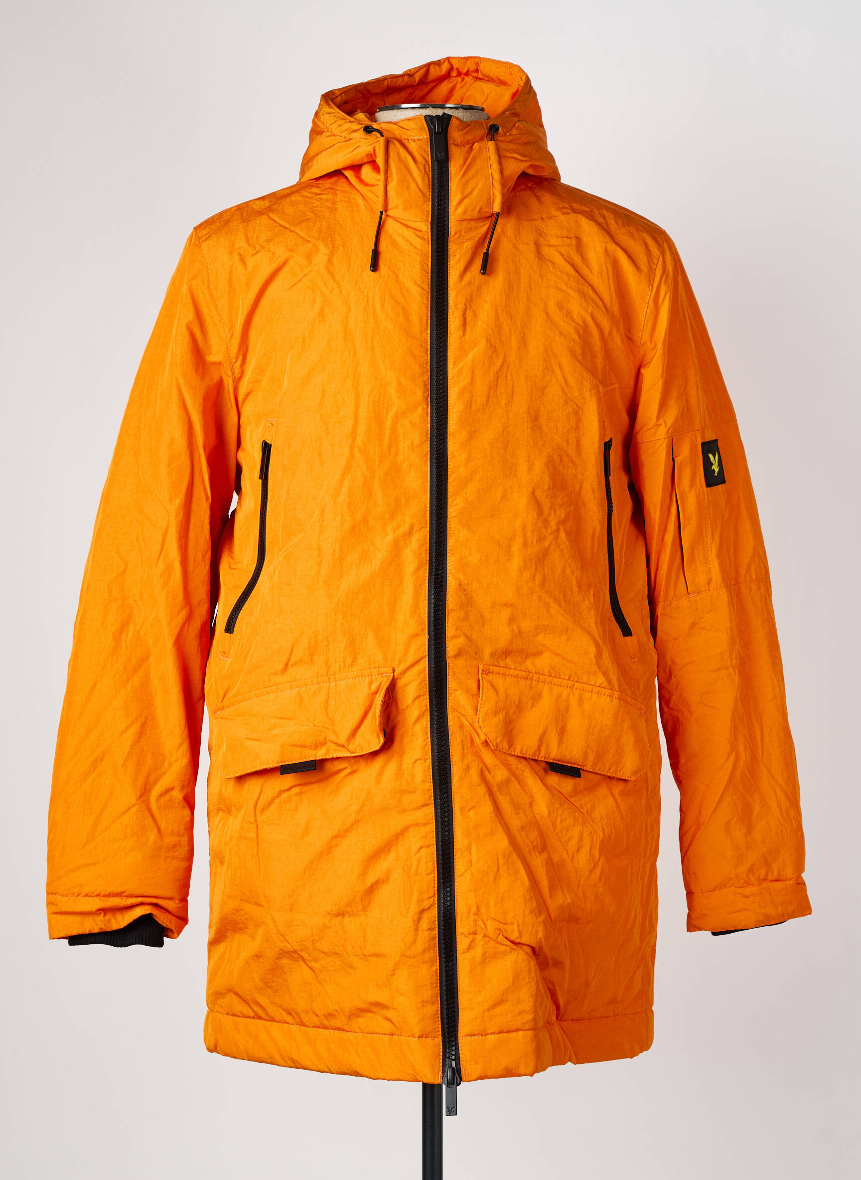 Parka ilgos rankovės su gobtuvu oranžinė LYLE & SCOTT vyras