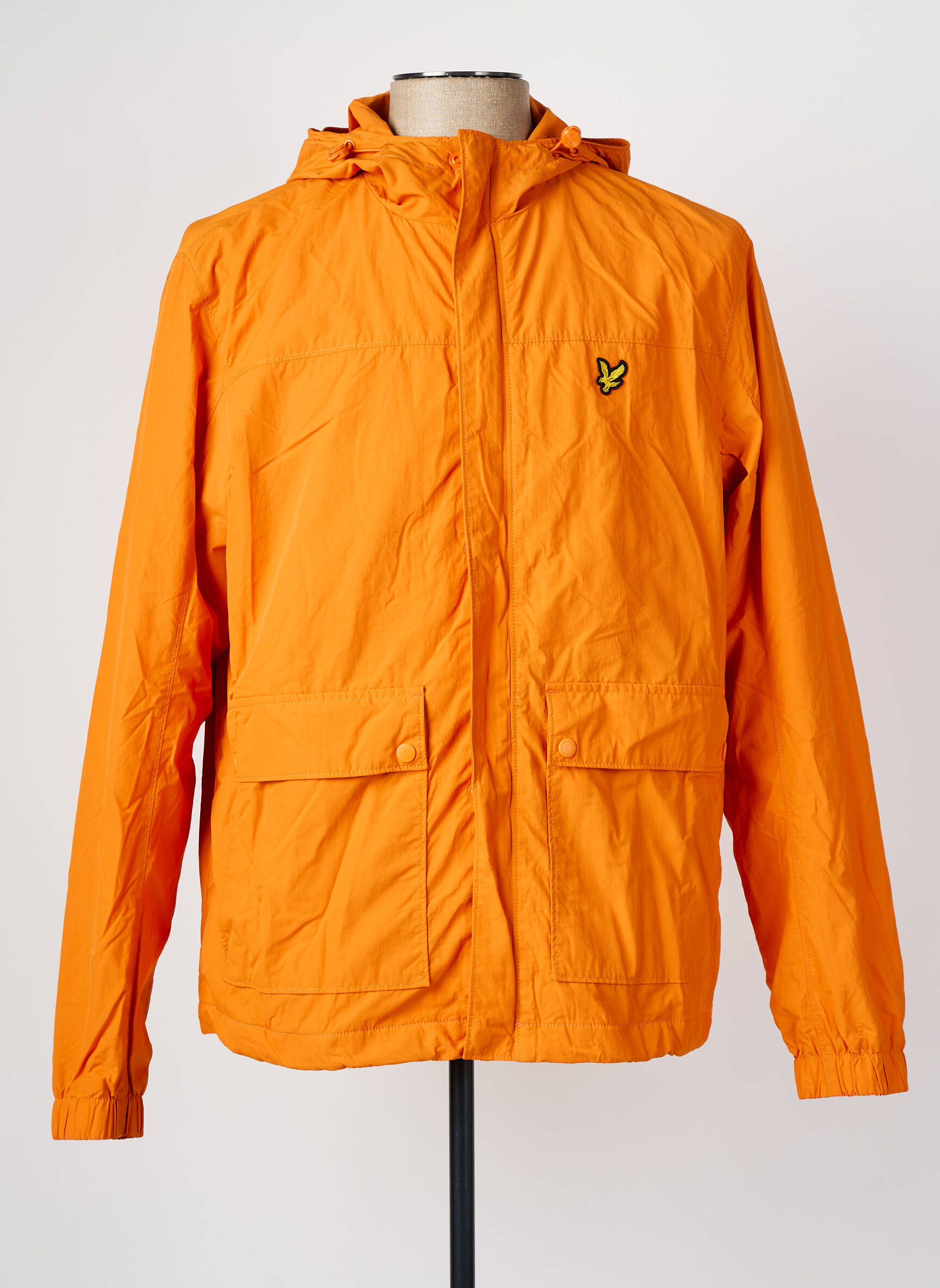 Vėjo nepraleidėjas kišenės su gobtuvu oranžinė LYLE & SCOTT vyras