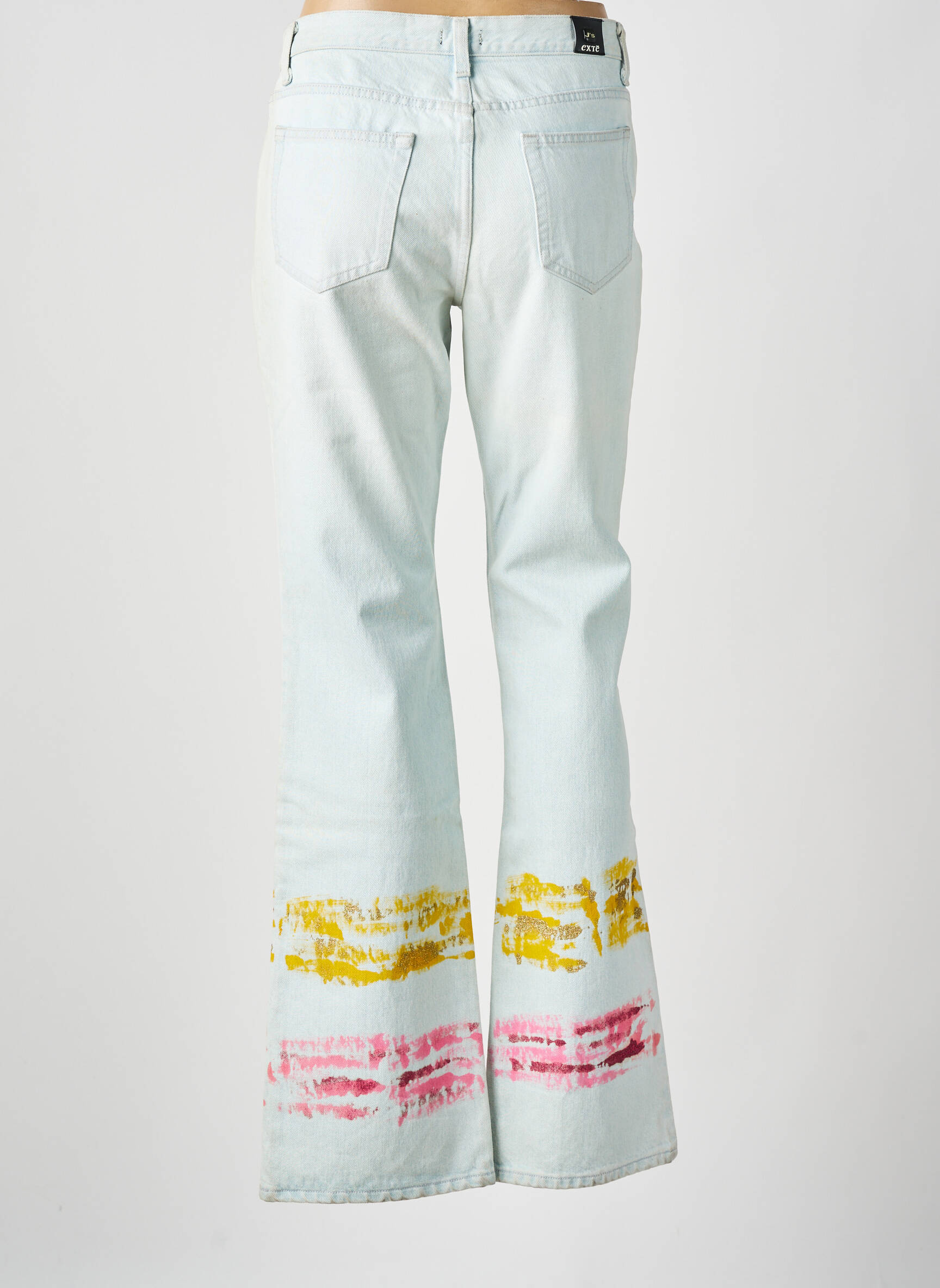 Bootcut džinsai normala dydis normala dydis mėlyna EXTE moteris