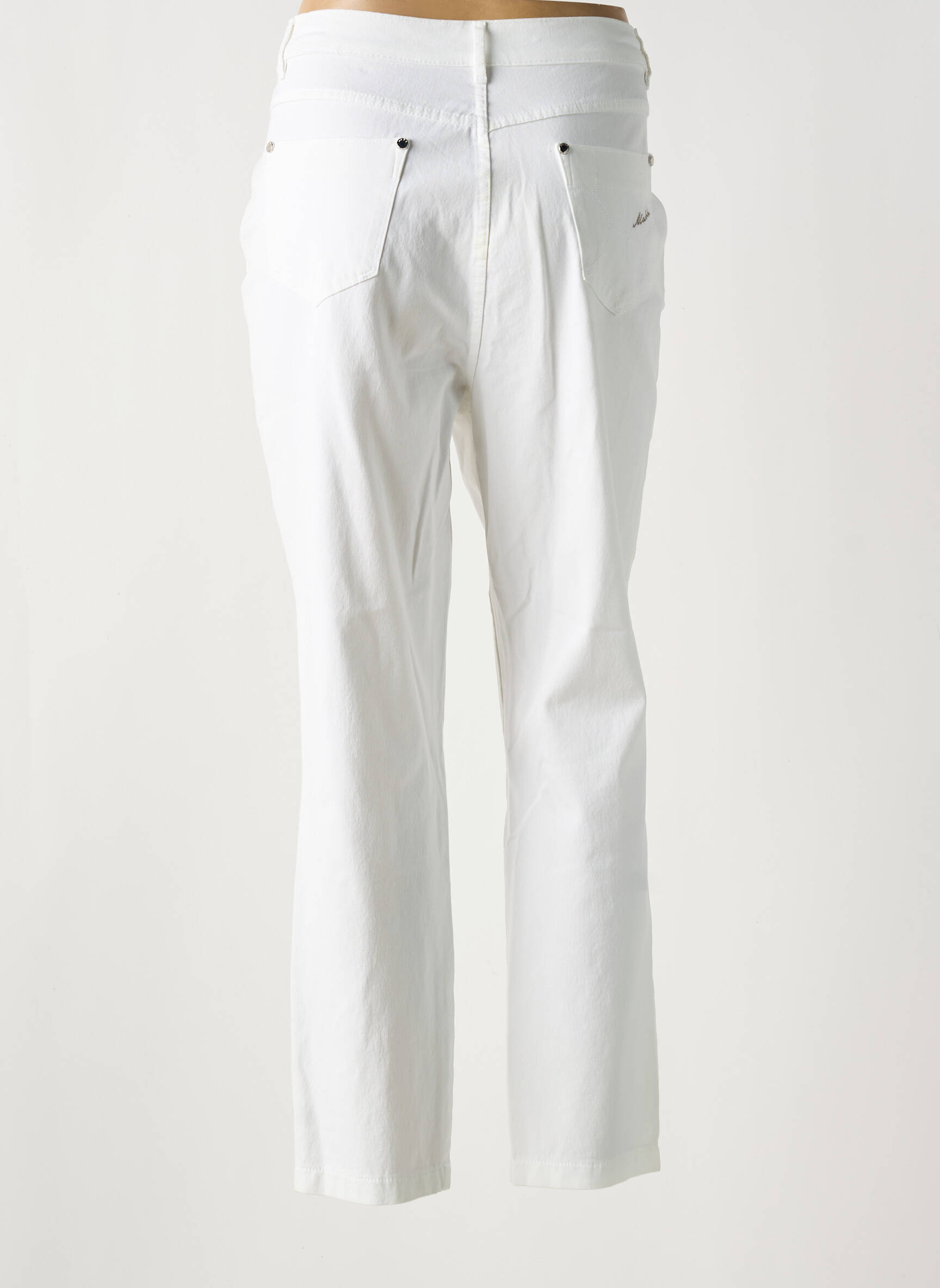 7/8 kelnės tamprumas normala dydis baltas MARBLE moteris