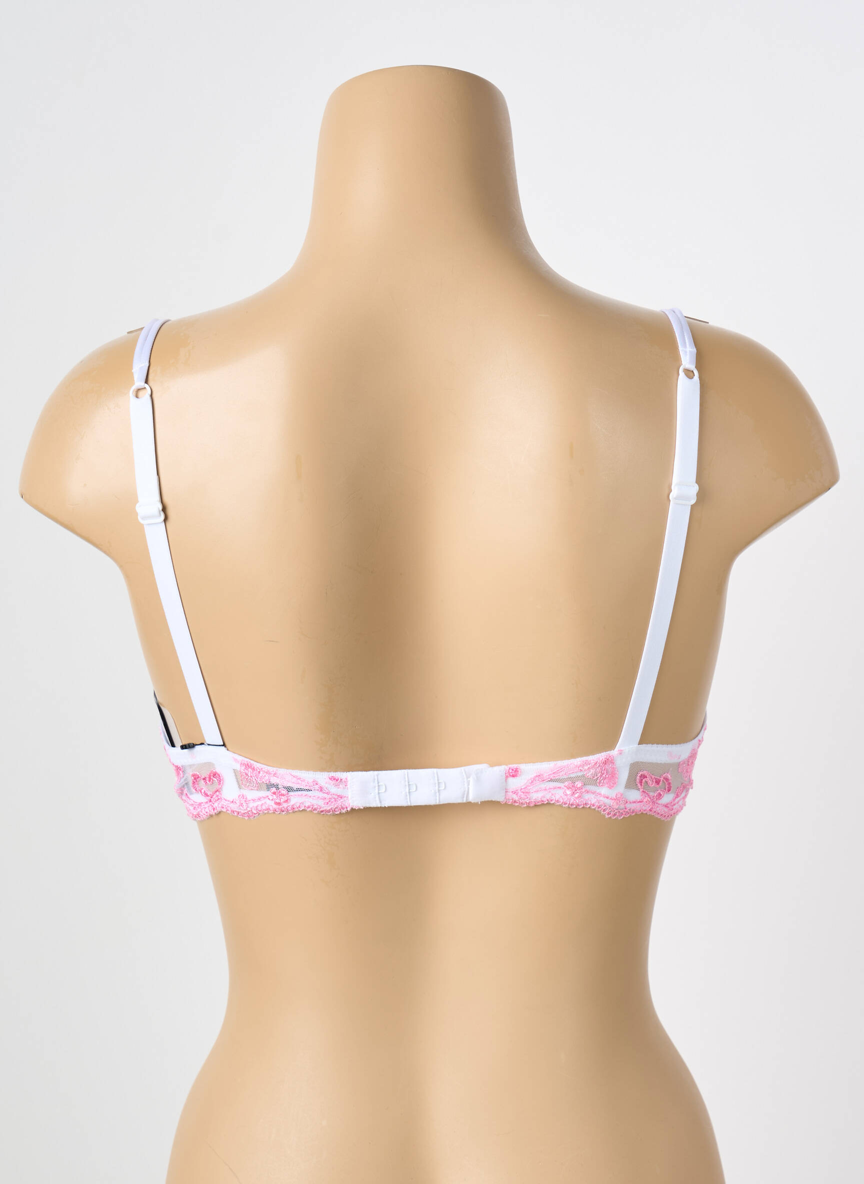 Liemenėlė push-up liemenėlė su aukštu palaikymu push-up liemenėlė su aukštu palaikymu baltas AMBRA moteris