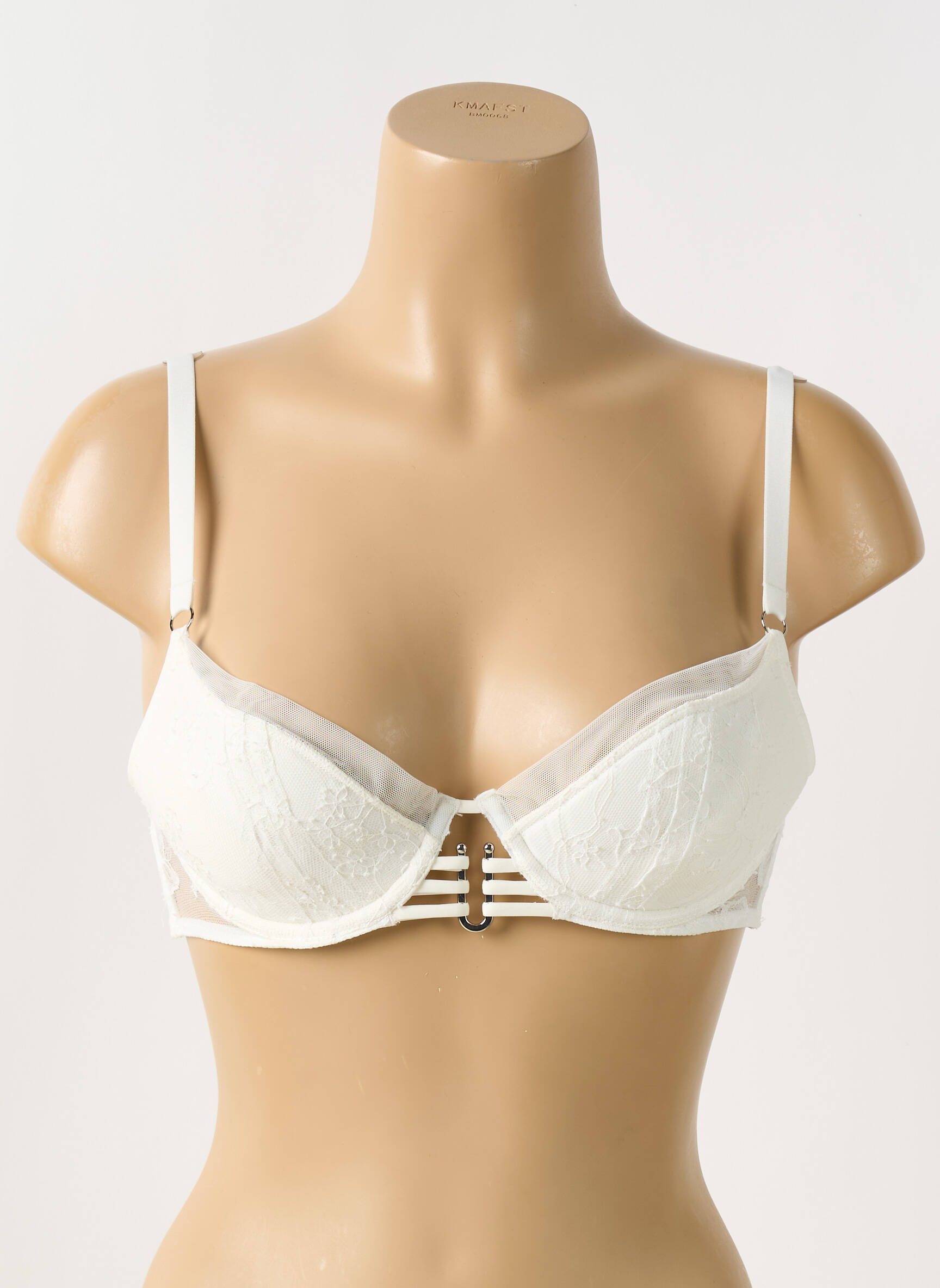 Liemenėlė push-up liemenėlė su aukštu palaikymu push-up liemenėlė su aukštu palaikymu baltas CHANTELLE moteris