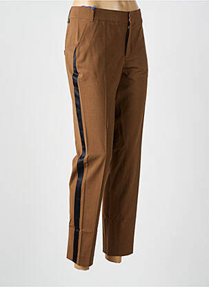 7/8 kelnės chino kirpimas normala dydis rudas LEON & HARPER moteris