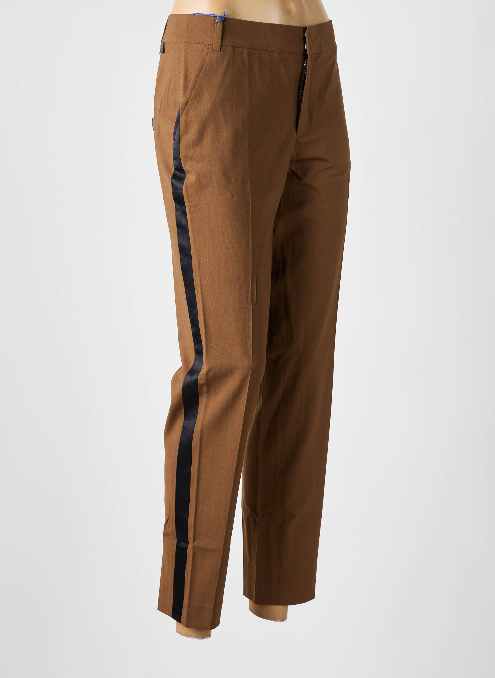 7/8 kelnės chino kirpimas normala dydis rudas LEON & HARPER moteris