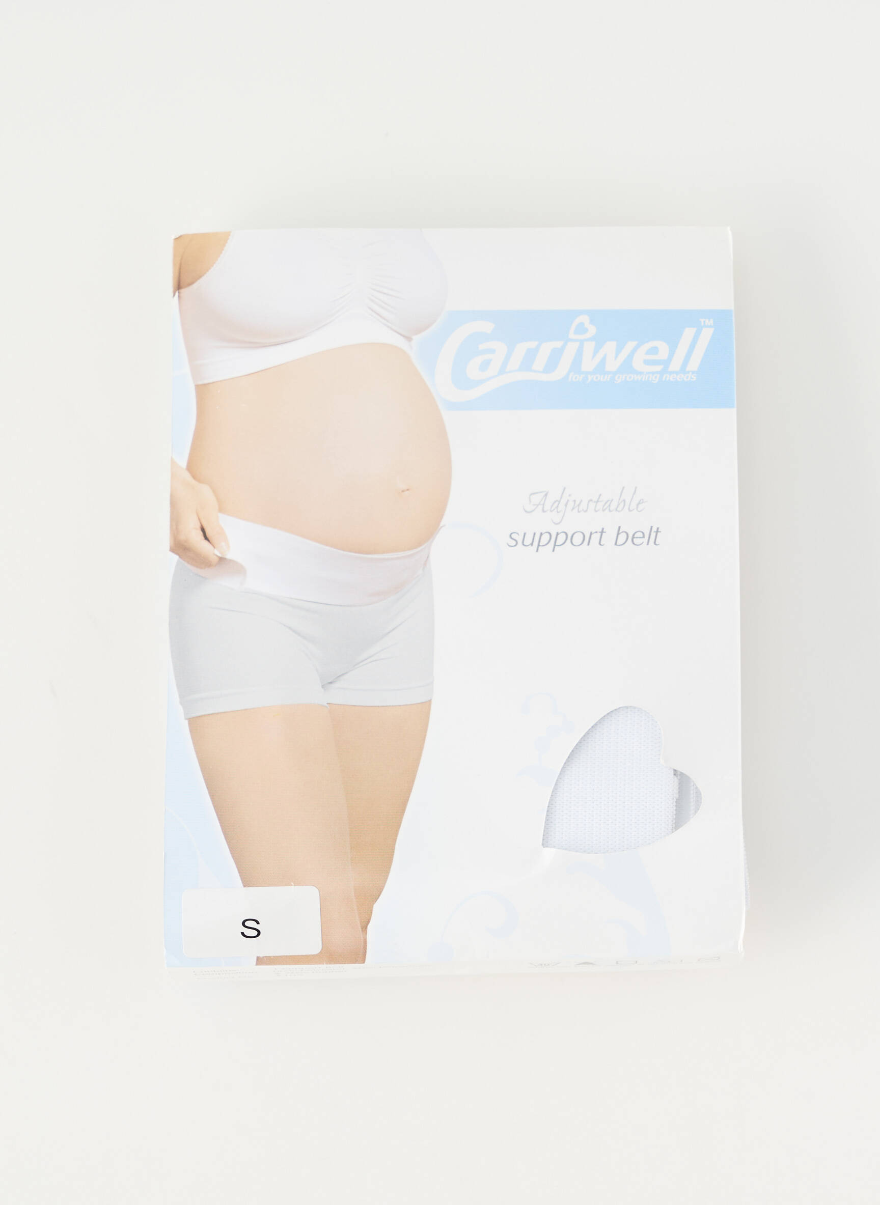 Diržas sustiprintos siūlės baltas CARRIWELL moteris