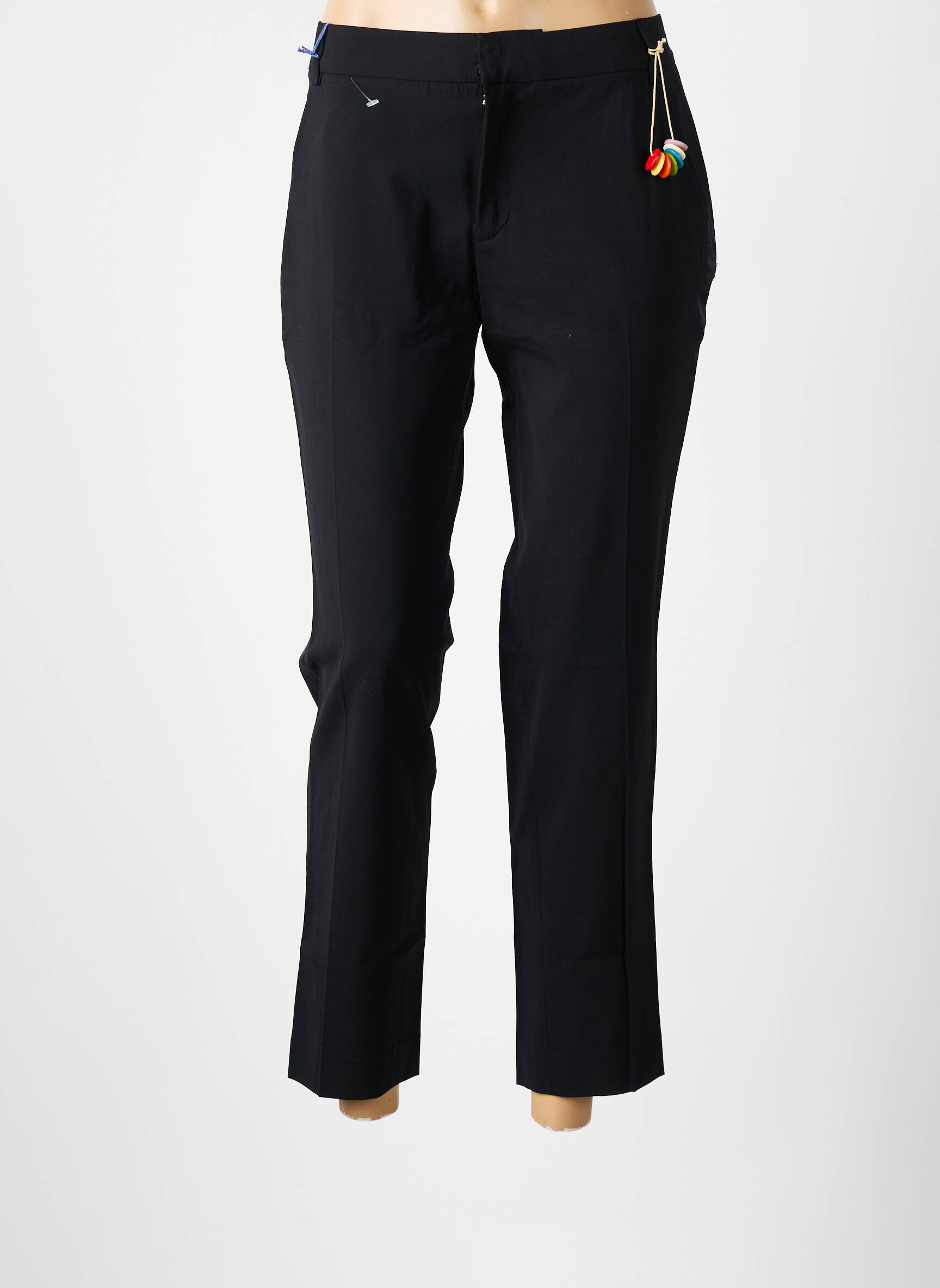 7/8 kelnės chino kirpimas normala dydis juodas LEON & HARPER moteris