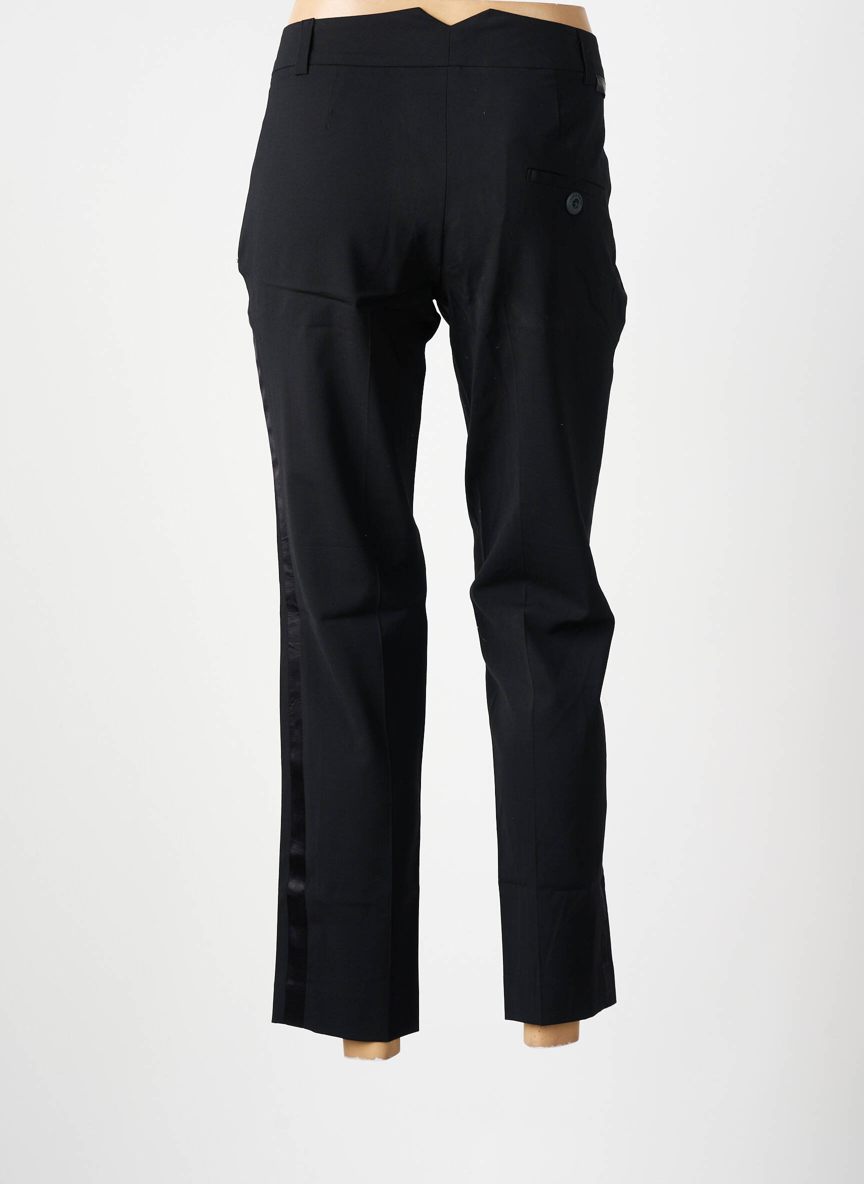 7/8 kelnės chino kirpimas normala dydis juodas LEON & HARPER moteris