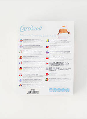 Diržas sustiprintos siūlės baltas CARRIWELL moteris