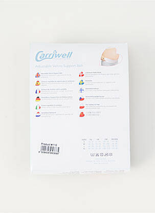 Diržas sustiprintos siūlės juodas CARRIWELL moteris