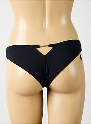 Tanga satino efektas juodas CHANTELLE moteris
