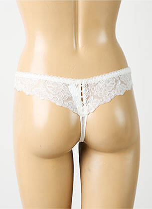 Diržas juostelės siuvinėjimas baltas AUBADE moteris