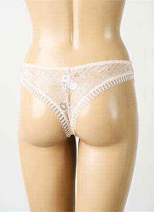 Tanga nėrinių audimas rožinė SIMONE PERELE moteris