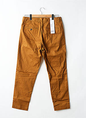 Chino kelnė popelinos audinys, kuris pasižymi lygiu ir tankiu paviršiumi. maža dydžio geltona SCOTCH & SODA vyras