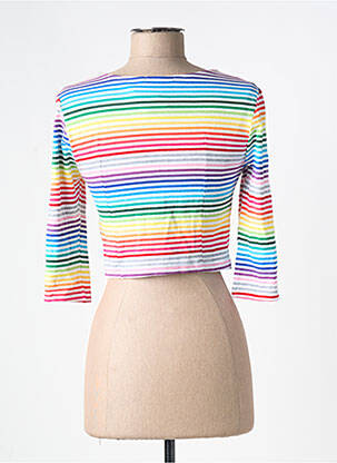 Viršūnė fantazijos raštas ilgos rankovės mėlyna H F WOMAN COLLECTION moteris