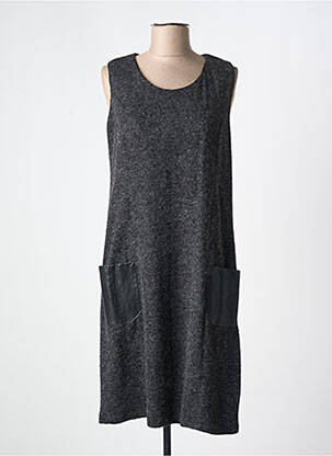 Pusilgių suknelė be rankų be rankų pilka DRESS ADDICT moteris