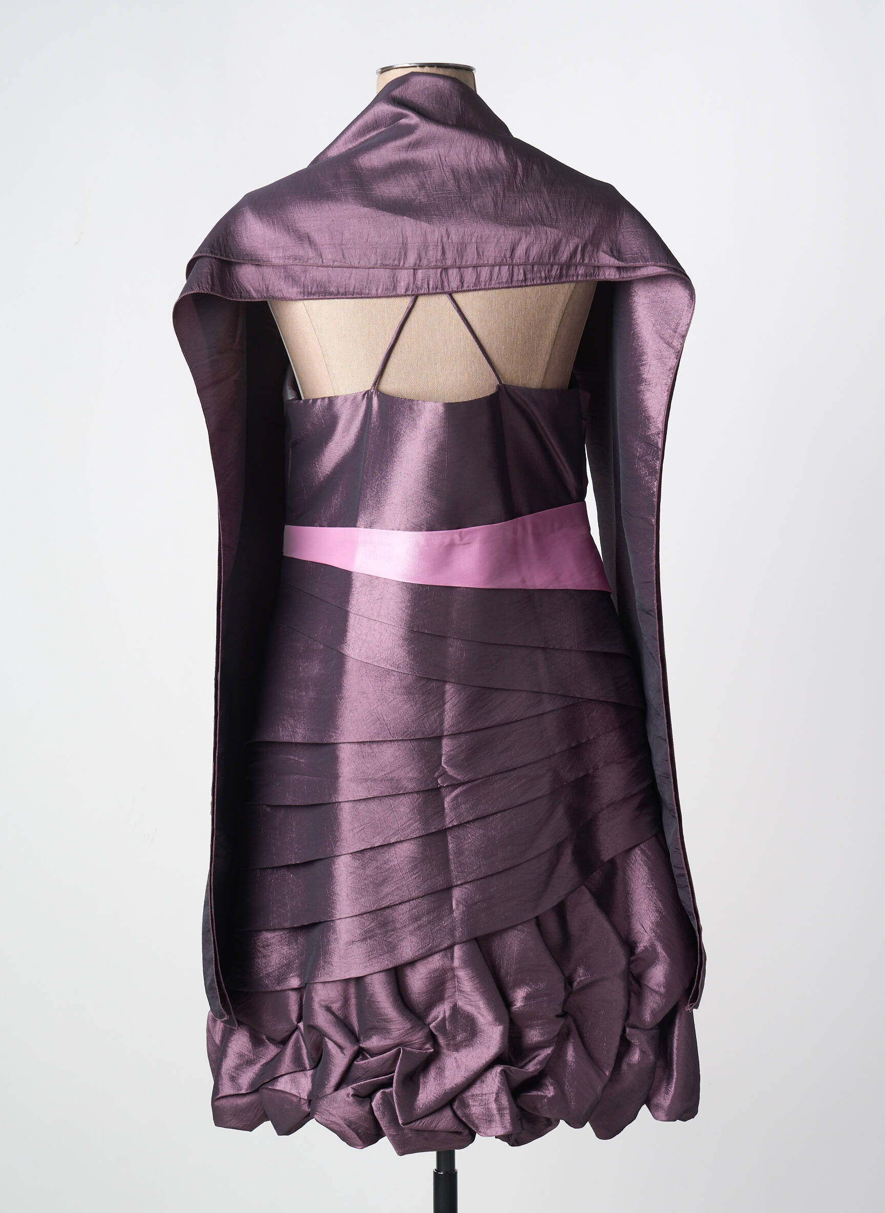 Pusilgių suknelė pamušalas plonos dirželiai violetinis CREATIF PARIS moteris