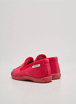 Bateliai/pantofliai aksomo audimas apvalus mygtukas raudona LA MAISON DE L'ESPADRILLE berniukas