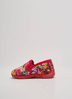 Bateliai/pantofliai aksomo audimas apvalus mygtukas raudona LA MAISON DE L'ESPADRILLE berniukas