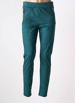 Jegging suedinės audimo technika normala dydis žalias MONACO COLLECTION moteris