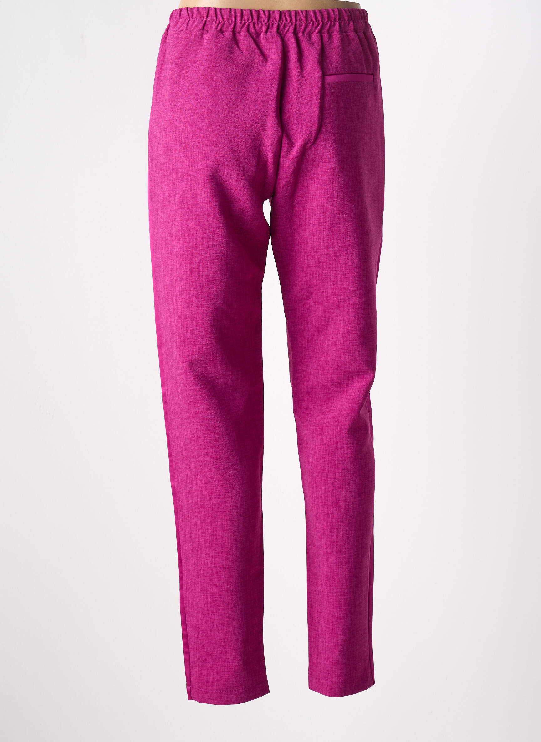 Jegging chinamas audinys aukšta talija violetinis STUDIO PARISIEN moteris