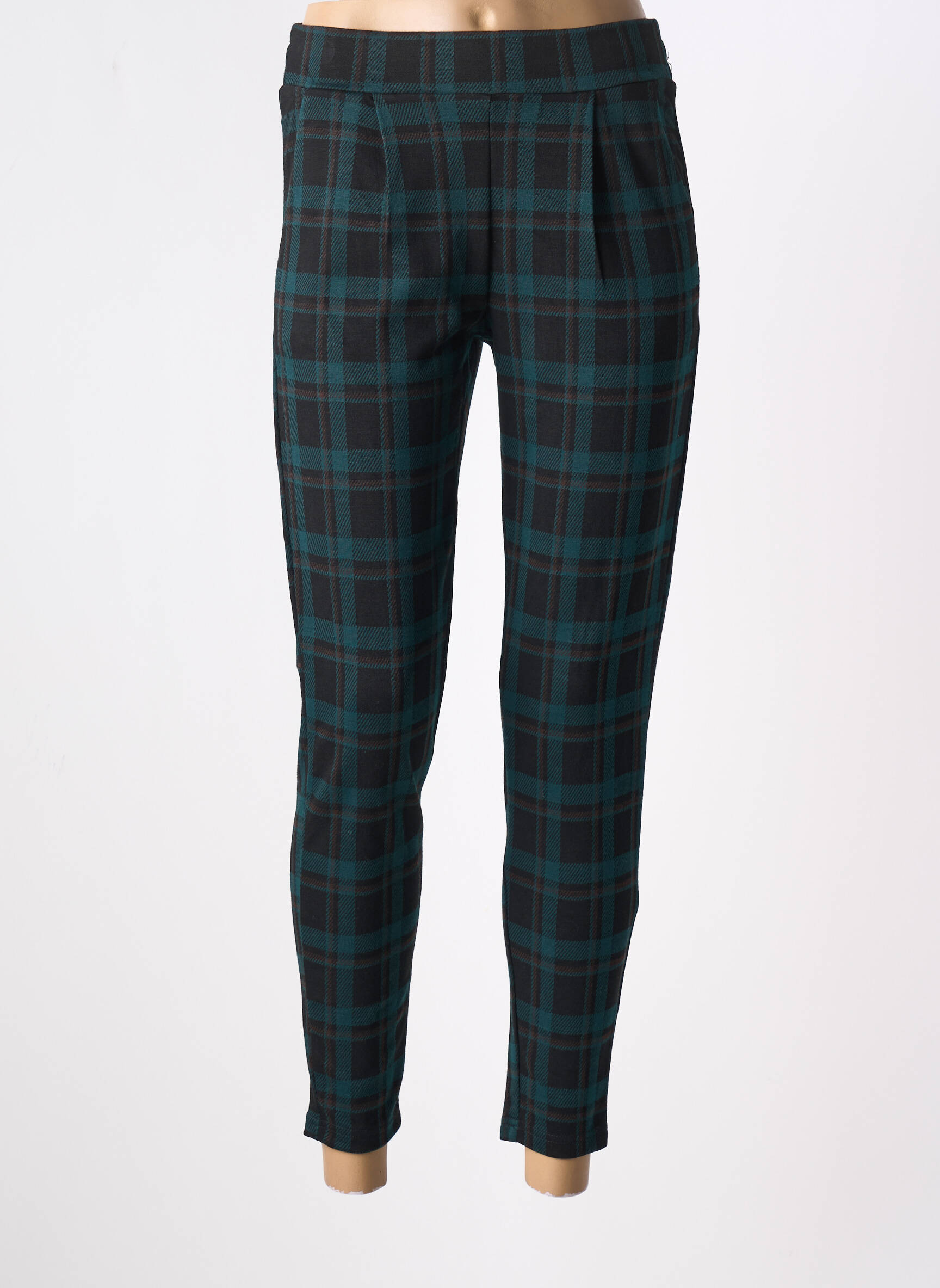 Jegging jersey audinys aukšta talija žalias ICHI moteris