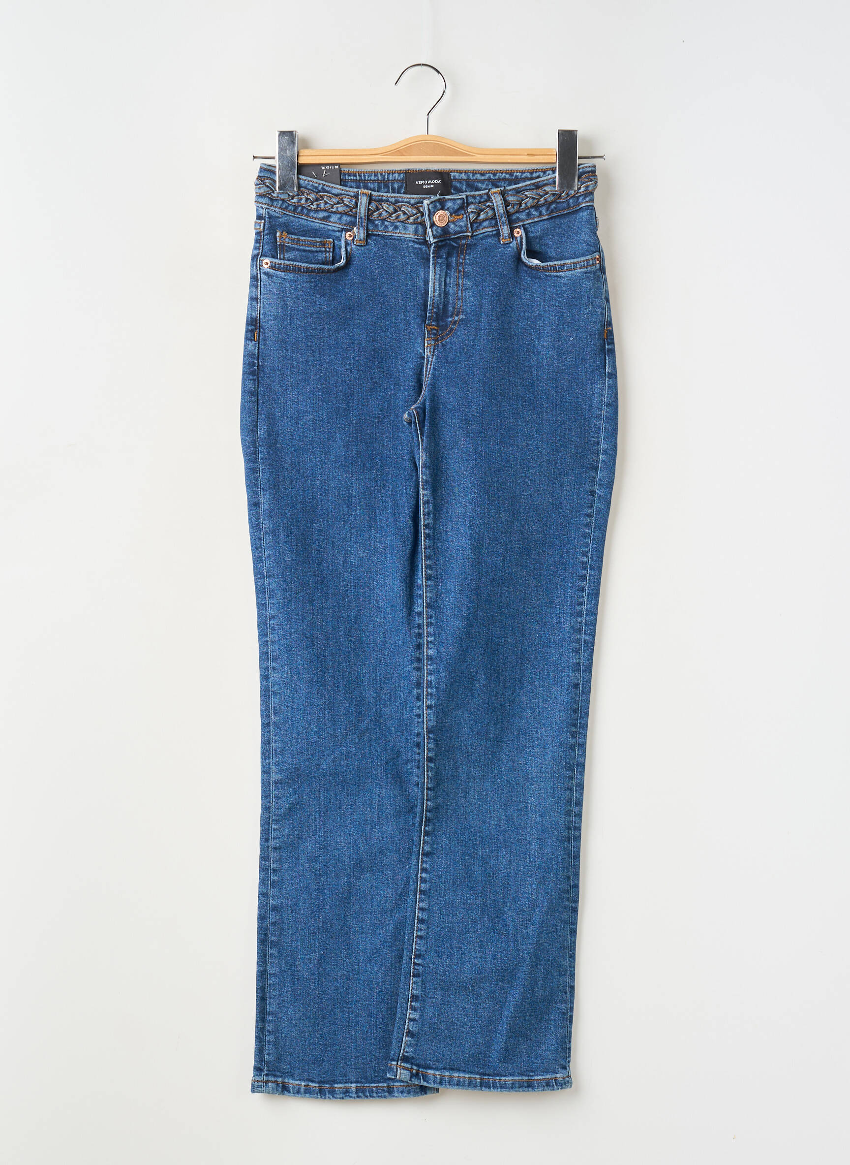 Bootcut džinsai aukšta talija aukšta talija mėlyna VERO MODA moteris