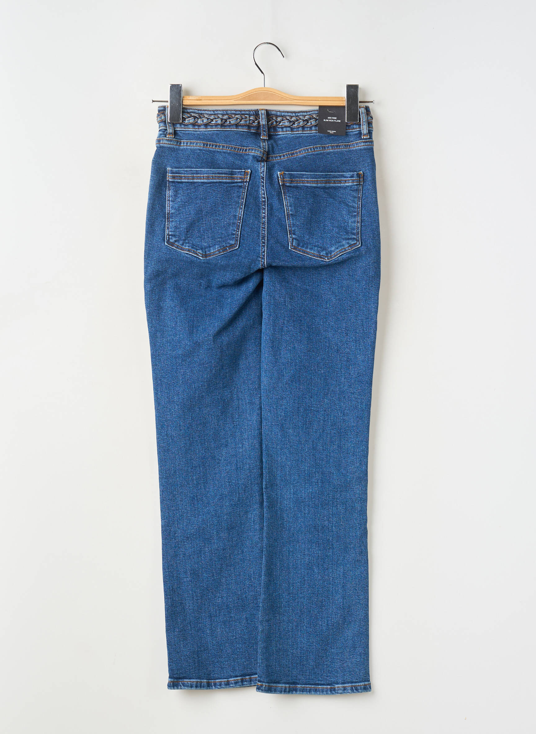 Bootcut džinsai aukšta talija aukšta talija mėlyna VERO MODA moteris