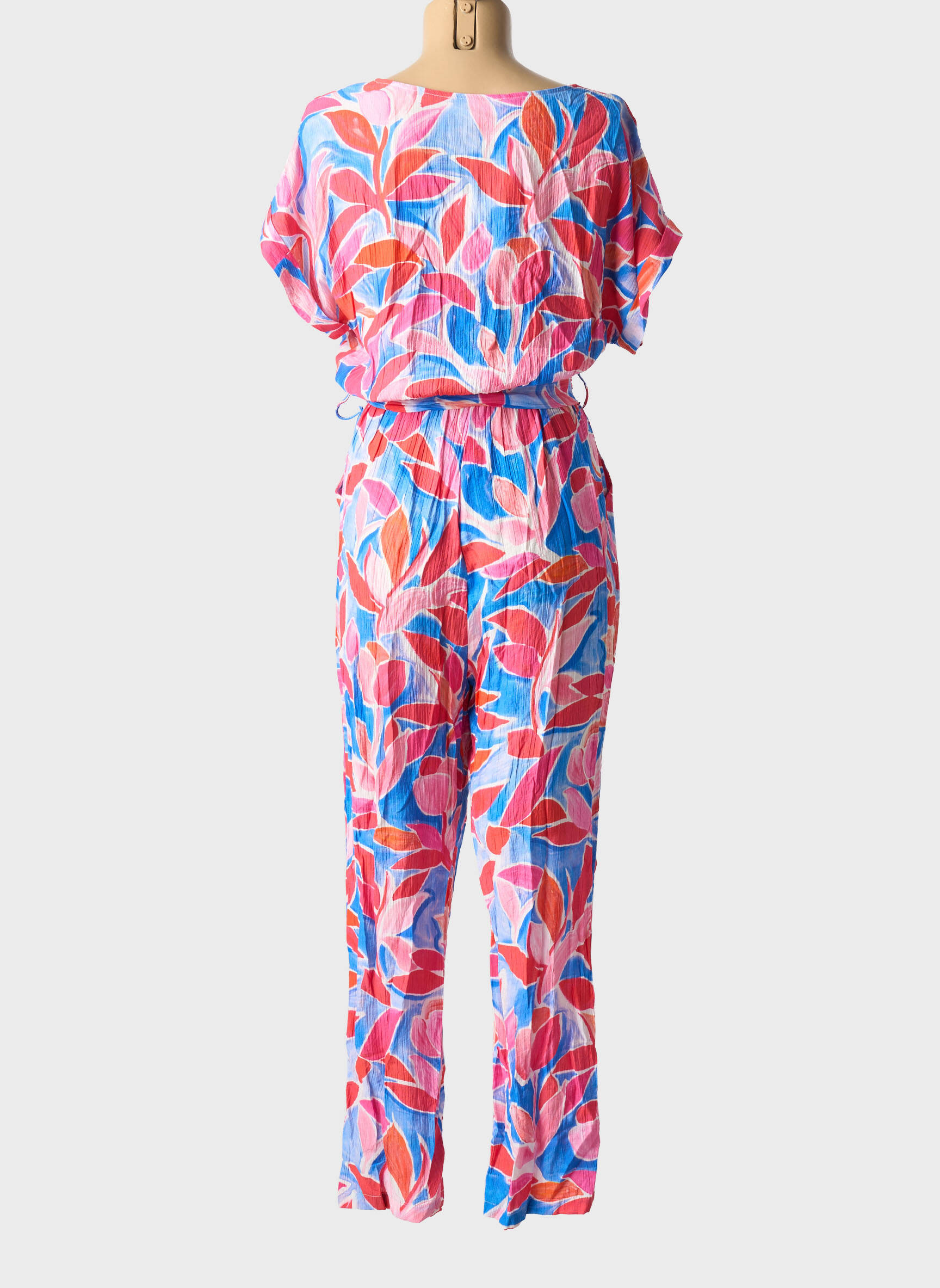 Kombinezonas priekinė mygtukų uždarymo sistema trumpas rankovės rožinė IN APRIL 1986 moteris