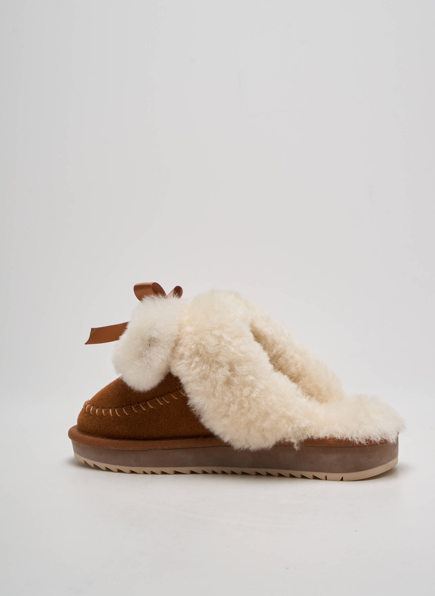 Mule/sabotai plokščias kulnas iki 3 cm rudas NATHAN-BAUME moteris