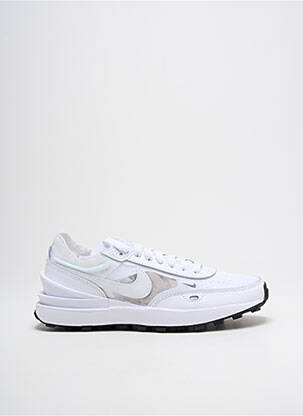 Bėgimo bateliai apvalus mygtukas plokščias kulnas iki 3 cm baltas NIKE moteris