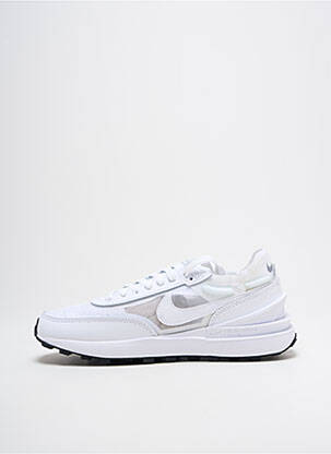 Bėgimo bateliai apvalus mygtukas plokščias kulnas iki 3 cm baltas NIKE moteris