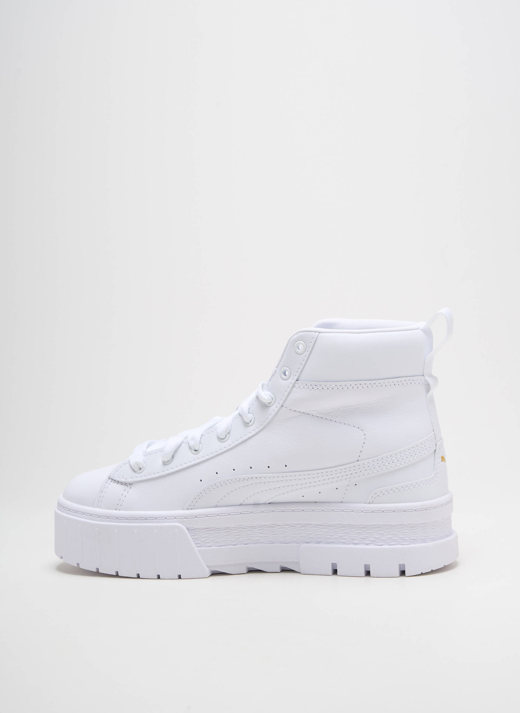 Bėgimo bateliai platforma kulnas nuo 4 iki 6 cm baltas PUMA moteris