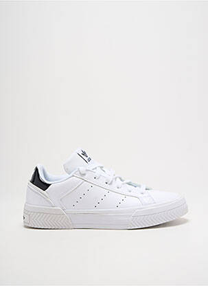 Bėgimo bateliai apvalus mygtukas plokščias kulnas iki 3 cm baltas ADIDAS moteris