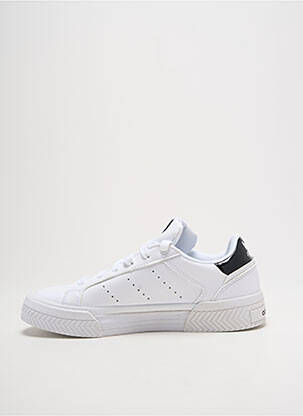 Bėgimo bateliai apvalus mygtukas plokščias kulnas iki 3 cm baltas ADIDAS moteris