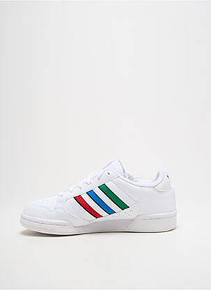 Bėgimo bateliai apvalus mygtukas apvalus mygtukas baltas ADIDAS vaikas