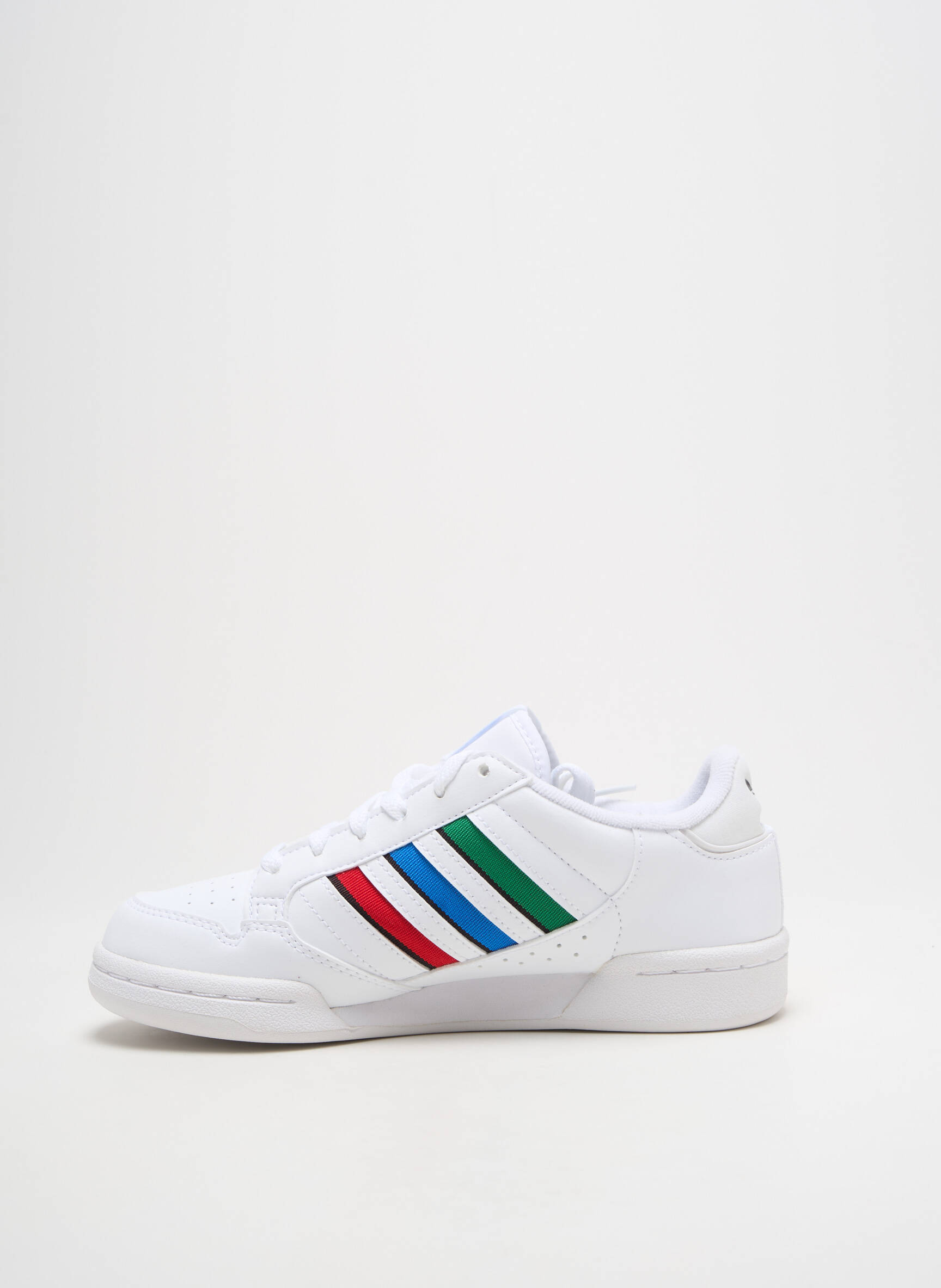 Bėgimo bateliai apvalus mygtukas apvalus mygtukas baltas ADIDAS vaikas