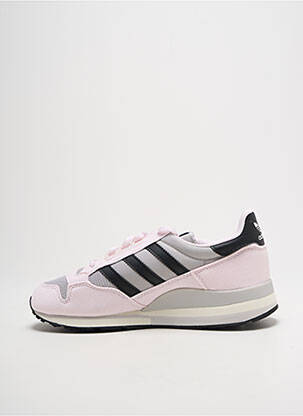 Bėgimo bateliai apvalus mygtukas plokščias kulnas iki 3 cm rožinė ADIDAS moteris