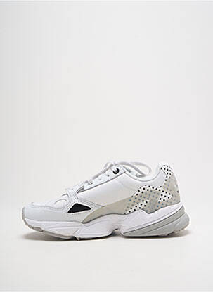 Bėgimo bateliai apvalus mygtukas kulnas nuo 4 iki 6 cm baltas ADIDAS moteris