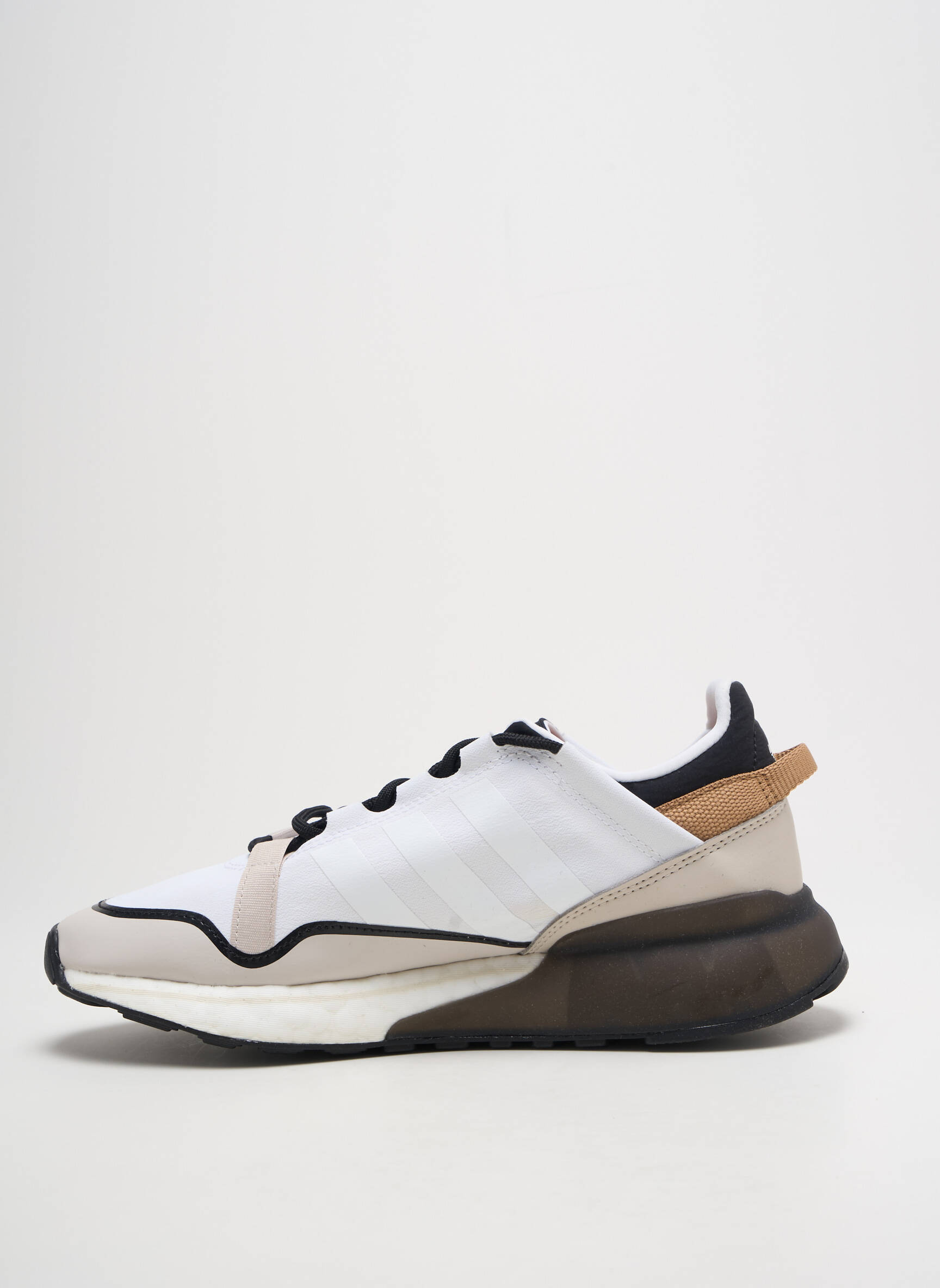 Bėgimo bateliai apvalus mygtukas apvalus mygtukas baltas ADIDAS vyras