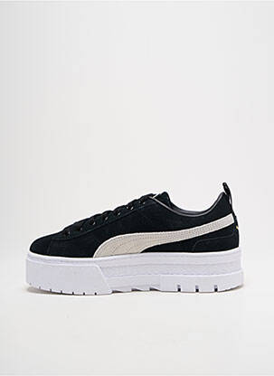 Bėgimo bateliai lygus audinys kulnas nuo 4 iki 6 cm juodas PUMA moteris